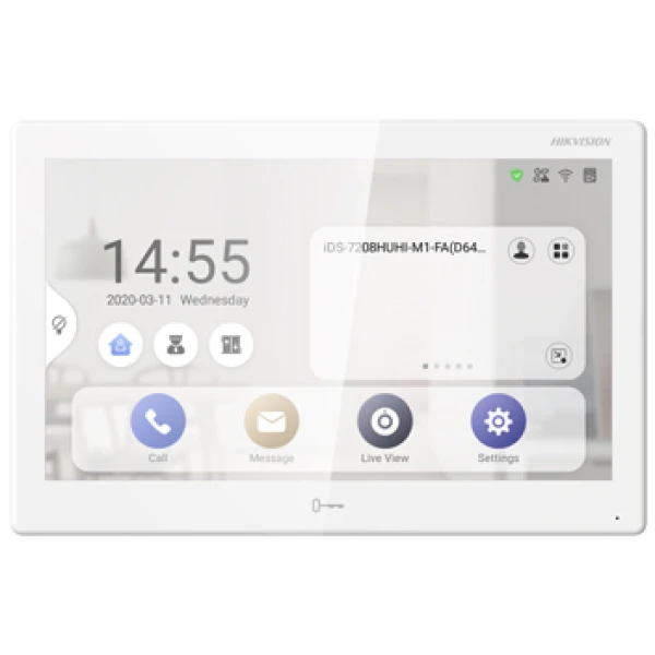 10" IP Android відеодомофон WIFI з пам'яттю Hikvision DS-KH9510-WTE1