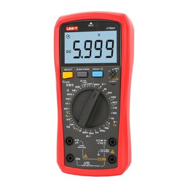 Мультиметр UNI-T UT890C, цифровий, (новий, царапини на рамці екрану)