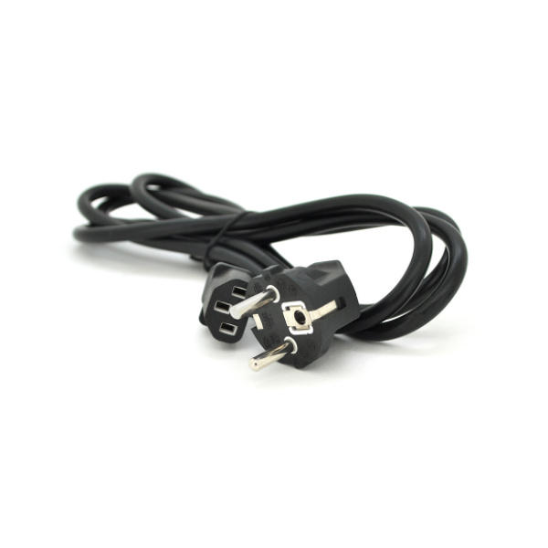 Кабель живлення Ritar PC-186 CEE7/17-C13, 5.0m, 0.75mm, 3 pin (євровилка), Black, OEM, МЕДЬ!!!!