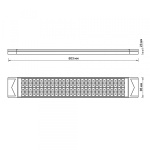 LED світильник лінійний VIDEX 50W 0,6М 5000K - Зображення 3