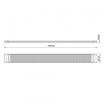 LED світильник лінійний VIDEX 100W 1,2М 5000K - Зображення 3