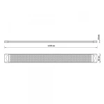 LED світильник лінійний VIDEX 100W 1,2М 5000K - Зображення 3