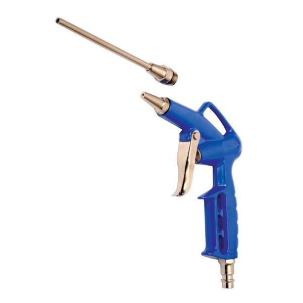 Пневмопістолет продувний MASTERTOOL Ø2 мм 2-6 бар + носик 120 мм 81-8741