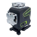 Професійний лазерний рівень PREMIUM, 4x360 ° (LCD, Bluetooth, ДУ, зелений промінь) PROTESTER LL516G