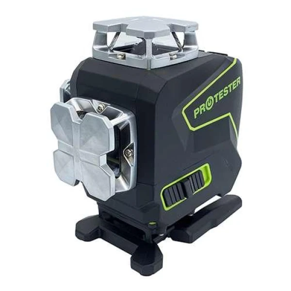 Професійний лазерний рівень PREMIUM, 4x360 ° (LCD, Bluetooth, ДУ, зелений промінь) PROTESTER LL516G
