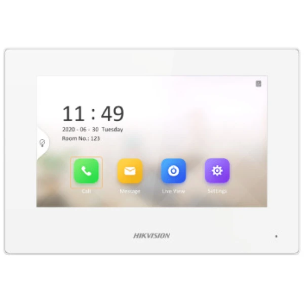 7" IP відеодомофон PoE Hikvision DS-KH6320-LE1/White