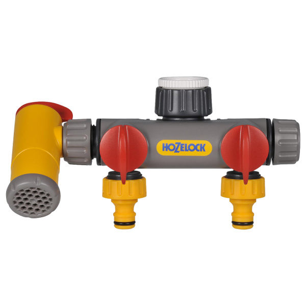 Роздільник потоків HoZelock 2250 двоколійний з краном Flowmax