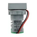 Квадратний цифровий вимірювач струму ED16-22FAD 0-100A (зелений) - Зображення 4