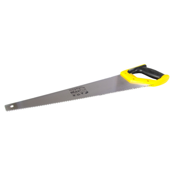 Ножівка столярна MASTERTOOL 500 мм 7TPI MAX CUT закалений зуб 3-D заточування поліроване 14-2050