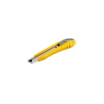 Ніж MASTERTOOL 18 мм ABS пластик з металевою напрямною кнопковий фіксатор 3 леза 17-0101