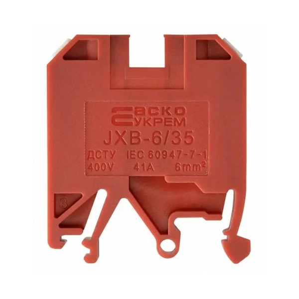 Клемник JXB 6/35 червоний