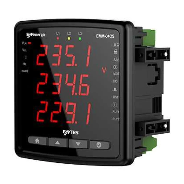 Мультиметр LED 96х96 Кл.1.0, Вх. .../5A, 10-300 V AC(VLN), 10-500 V AC(VLL)