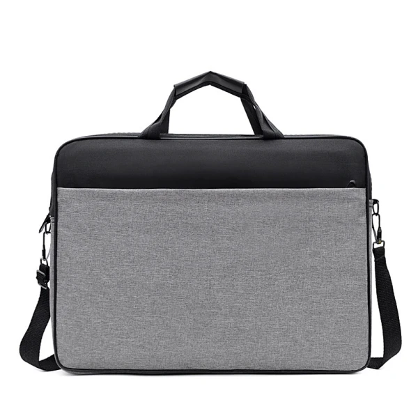 Сумка для ноутбука Ritar 17" джинсова тканина, Black-gray