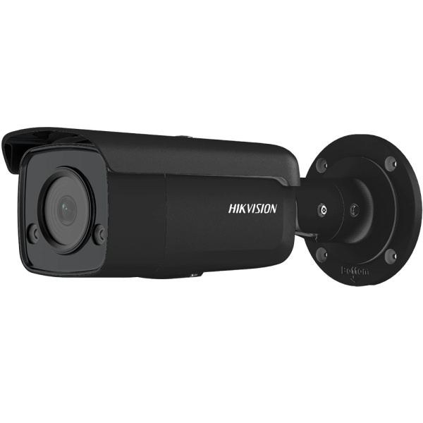 4Мп ColorVu IP камера Hikvision з видимим підсвічуванням DS-2CD2T47G2-L Black ( 4mm )