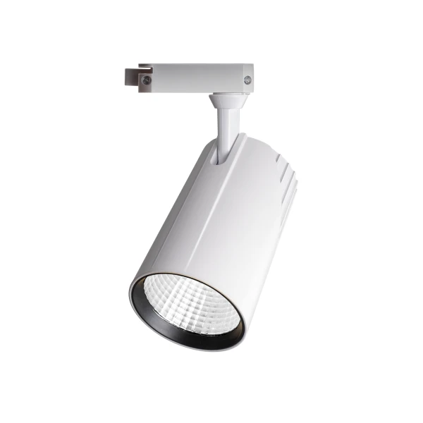 Трековий світлодіодний світильник на шинопровід JAZZWAY PTR 1725 25w 4000K 24° WH IP40 білий