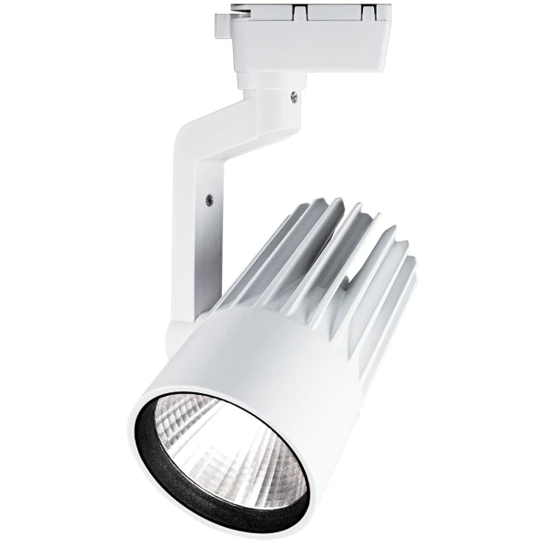 Трековий світлодіодний світильник на шинопровід JAZZWAY PTR 0125-2 25w 4000K 24° WH IP40 білий