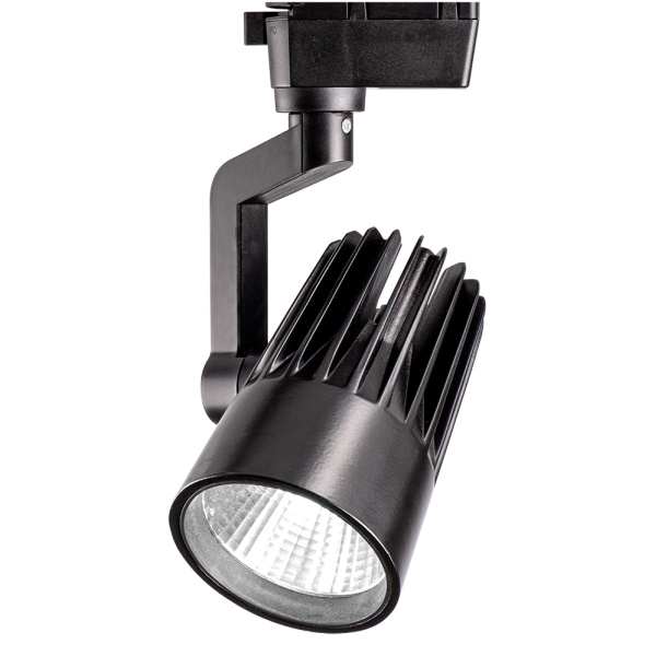 Трековий світлодіодний світильник на шинопровід JAZZWAY PTR 0125-2 25w 4000K 24° BL IP40 чорний