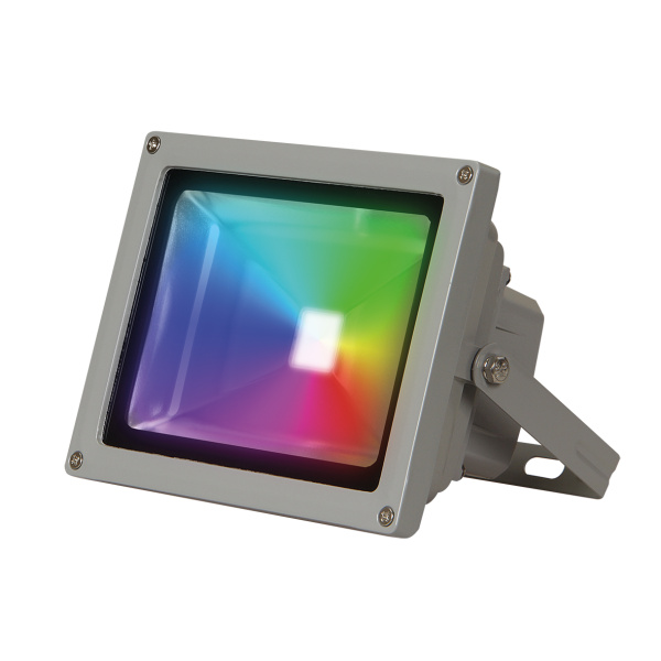 Прожектор світлодіодний JAZZWAY PFL -20W/RGB-RC/GR IP65 з пультом керування