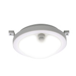 Світильник світлодіодний пиловологозахищений JAZZWAY PBH-PC3-RSI 8W 4000K WHITE IP65 SENSOR з інфрачервоним датчиком руху - Зображення 2