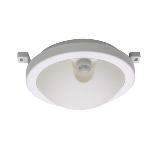 Світильник світлодіодний пиловологозахищений JAZZWAY PBH-PC3-RSI 12W 4000K WHITE IP65 SENSOR з інфрачервоним датчиком руху