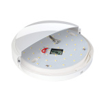 Світильник світлодіодний пиловологозахищений JAZZWAY PBH-PC2-RS 12w 4000K WHITE IP65 SENSOR з мікрохвильовим датчиком руху - Зображення 4