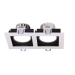 Світильник світлодіодний вбудований (карданний) JAZZWAY PSP-S212 2x8w 4000K 55° White IP40 - Зображення 2