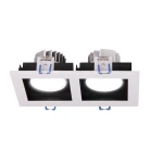 Світильник світлодіодний вбудований (карданний) JAZZWAY PSP-S212 2x8w 4000K 55° White IP40 - Зображення 2