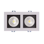 Світильник світлодіодний вбудований (карданний) JAZZWAY PSP-S212 2x8w 4000K 55° White IP40 - Зображення 3
