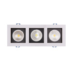 Світильник світлодіодний вбудований (карданний) JAZZWAY PSP-S213 3x8w 4000K 55° White IP40