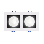 Світильник світлодіодний вбудований (карданний) JAZZWAY PSP-S212 2x8w 4000K 55° White IP40 - Зображення 4