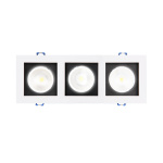 Світильник світлодіодний вбудований (карданний) JAZZWAY PSP-S213 3x8w 4000K 55° White IP40 - Зображення 2
