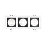 Світильник світлодіодний вбудований (карданний) JAZZWAY PSP-S213 3x8w 4000K 55° White IP40 - Зображення 2