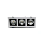Світильник світлодіодний вбудований (карданний) JAZZWAY PSP-S213 3x8w 4000K 55° White IP40 - Зображення 4