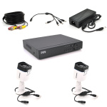 Комплект відеоспостереження Outdoor AHD 012-2-5MP PiPo+ GreenWave (Xmeye)