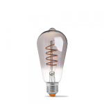LED лампа VIDEX Filament ST64FGD 4W E27 2100K 220V (VL-ST64FGD-04272) - Зображення 2