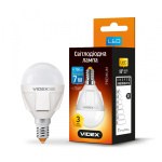 LED лампа VIDEX G45 7W E14 3000K 220V (VL-G45-07143)