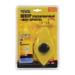 Шнур розміточний MASTERTOOL 30 м + мел + рівень 30-0641 - Зображення 2