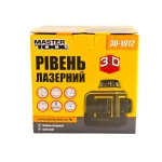 Лазерний рівень MASTERTOOL H360+2хV360 3 лазерні головки RED 0.2 мм/м 10 м Li-ion сумка 30-1912 - Зображення 6