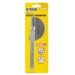 Кутомір-транспортир MASTERTOOL з лінійкою 150х90 мм НЕРЖ 30-3515 - Зображення 4