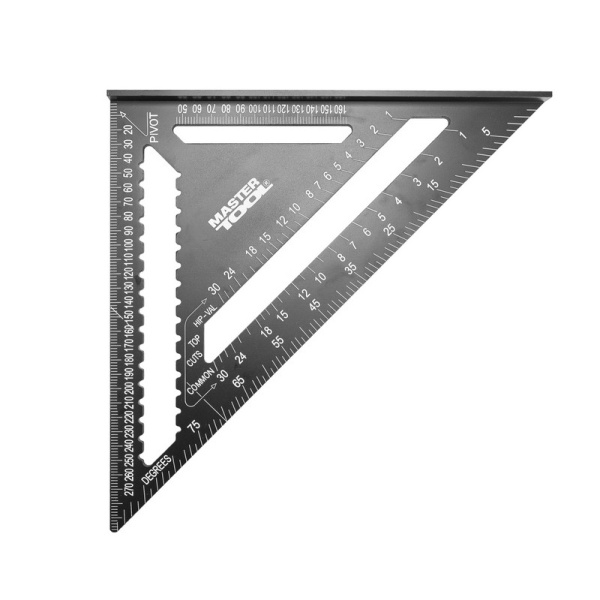Кутник плотника MASTERTOOL SWANSON 300 мм алюмінієвий 30-3519