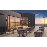 Стіл з відкидною стільницею Tilia Moon 70x70 см колір кави - Зображення 3