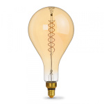LED лампа VIDEX Filament PS160FASD 8W E27 2200K дімерна бронза - Зображення 2