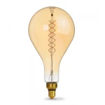 LED лампа VIDEX Filament PS160FASD 8W E27 2200K дімерна бронза - Зображення 2