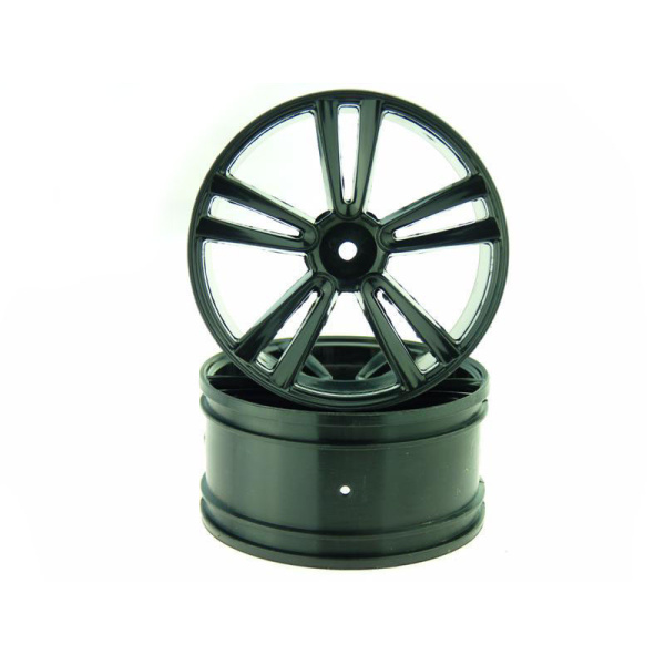 Rear Black Rims 2P