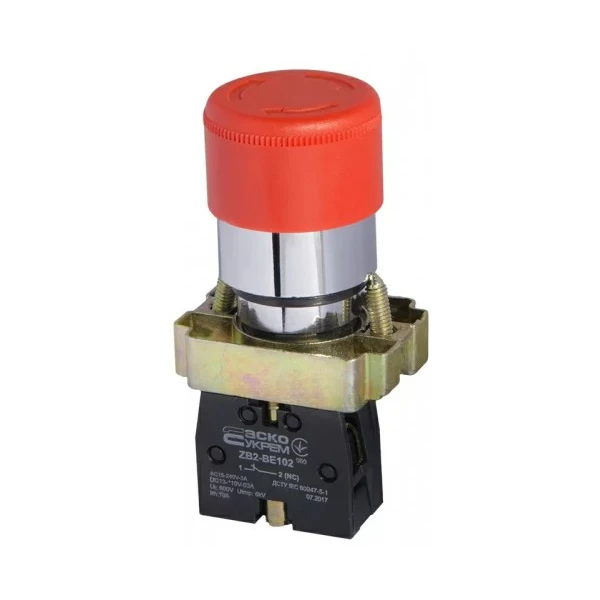 XB2-BS442 Кнопка безпеки. Повернення поворотом. d30mm