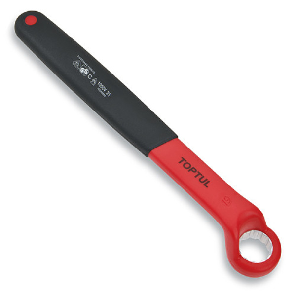 Ключ накидний односторонній діелектричний (кут 75°) 14мм 1000V VDE TOPTUL AAAW1414V4