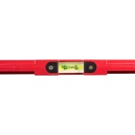 Рівень муляра ударний MASTERTOOL 60 см із зеркальцем 2 капсули 0.5 мм/м 33-0602 - Зображення 3
