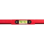 Рівень муляра ударний MASTERTOOL 60 см із зеркальцем 2 капсули 0.5 мм/м 33-0602 - Зображення 3