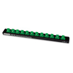 Планка кріплення головок магнітна 1/2"*260*10PCS TOPTUL PBKB4B2610