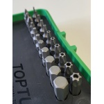 Набір біт і головок з тріскачкою TOPTUL 1/4" 41од. (12-гр.) GADW4502 - Зображення 4